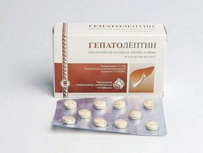 Изображение Концентрат пищевой «Гепатолептин», таблетки, 50 шт
