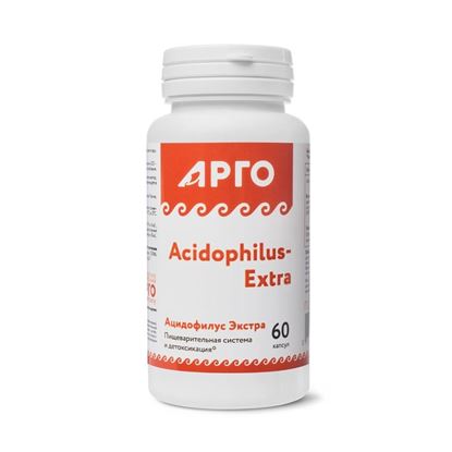 Изображение Ацидофилус Экстра, капсулы, 60 шт