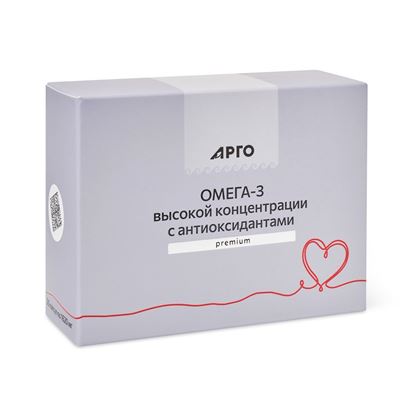 Изображение Омега-3 высокой концентрации с антиоксидантами, капсулы, 30 шт