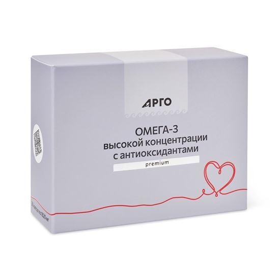 Изображение Омега-3 высокой концентрации с антиоксидантами, капсулы, 30 шт